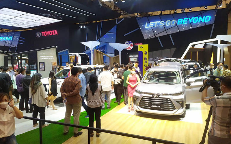 Toyota All New Avanza tampil di GIIAS 2021.  - Bisnis/Muhammad Khadafi