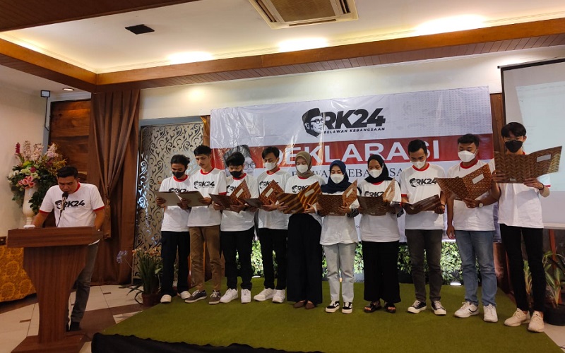  RK24 Deklarasikan Ridwan Kamil Maju Capres 2024