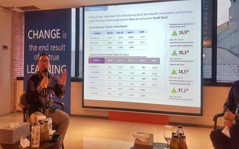  Bank Mandiri Region VIII/Jawa 3 Optimistis Kredit Tumbuh 7 Persen Akhir Tahun