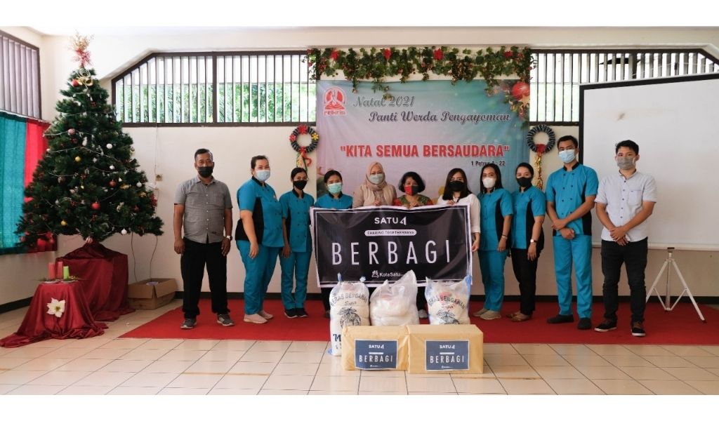  Amaya Home Resort dan PT. Kota Satu Properti Tbk (SATU) Adakan Berbagi Kasih Natal bersama di Panti Wreda