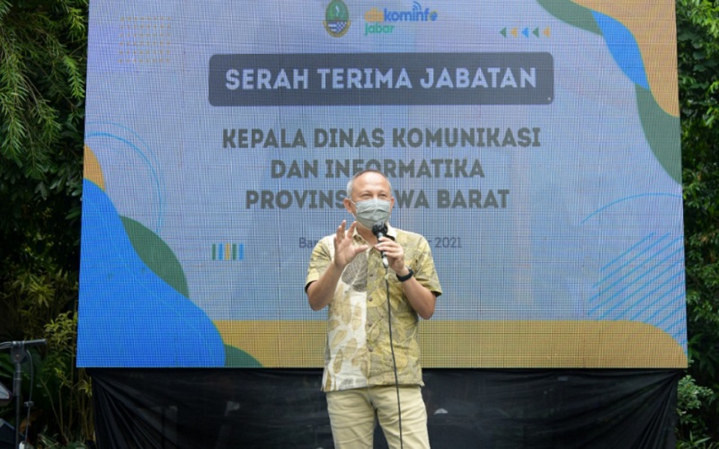  Sekda Jabar Hadiri Serah Terima Jabatan Kepala Diskominfo Jabar