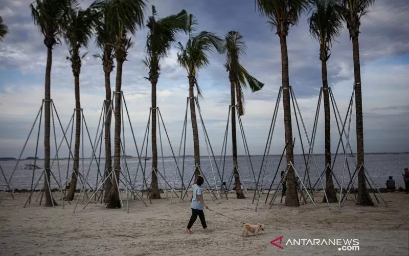  Awal Tahun Baru 2022, Kawasan PIK Ramai Pengunjung