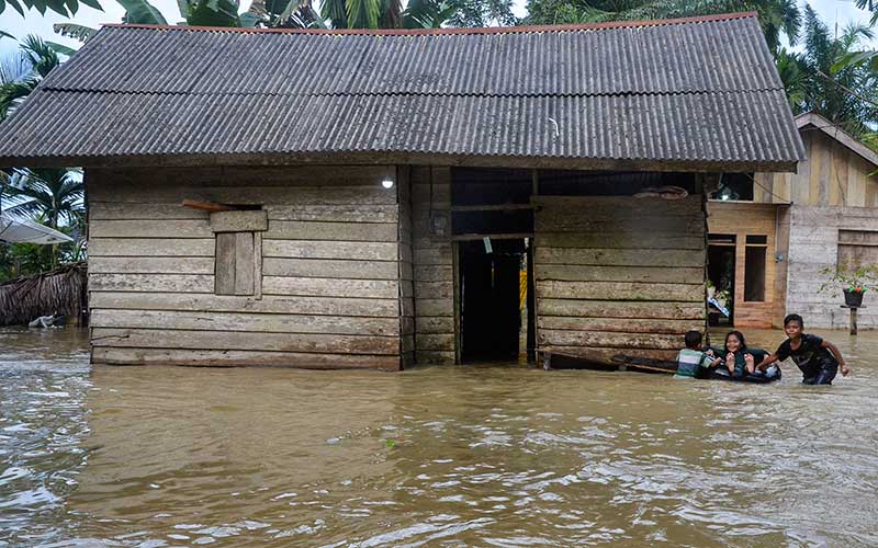  Sebanyak 17 Kecamatan di Aceh Timur Terendam Banjir