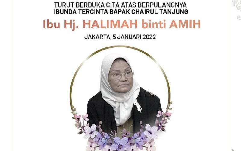  Ibu Chairul Tanjung Meninggal Dunia, Sempat Jual Kain Demi Bayar Uang Kuliah