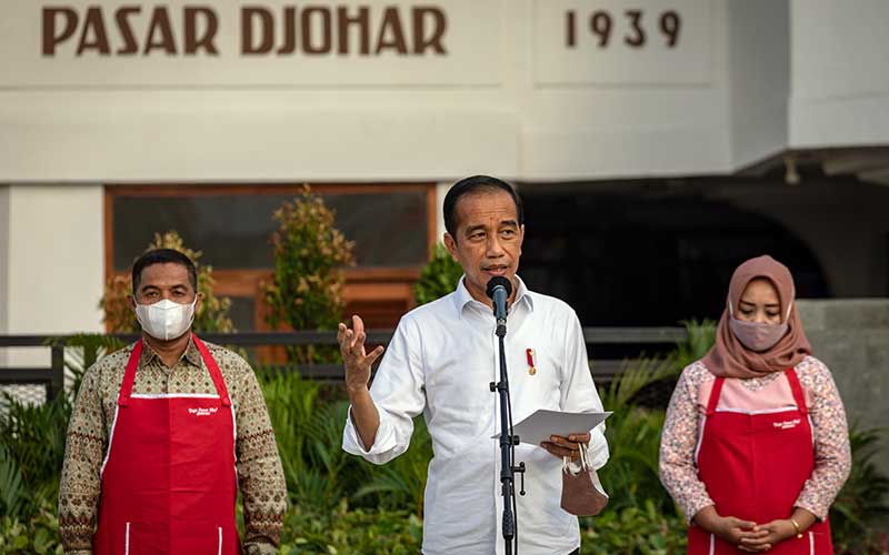  Presiden Joko Widodo Resmikan Pasar Johar Semarang