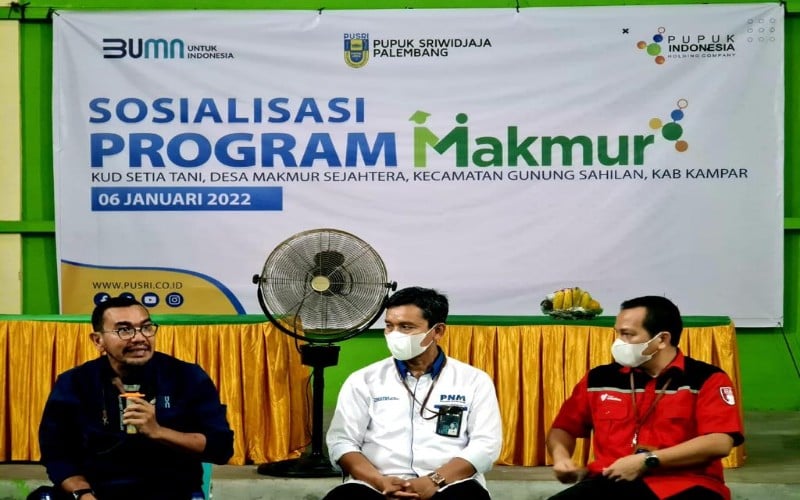  Program Makmur Kementerian BUMN dan Pusri Bantu Pengembangan 6.841 Ha Sawit di Riau