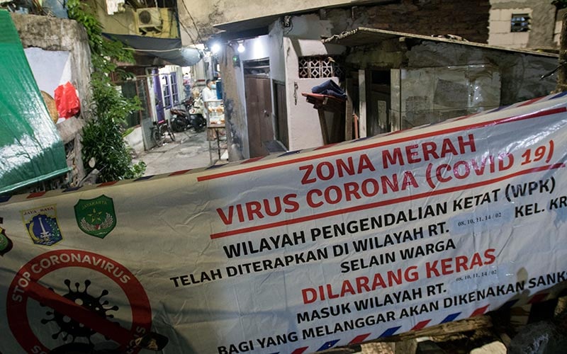  Puluhan Warga Terinfeksi Covi19 Varian Omicron, Empat RT di Jakarta Jalani Karantina