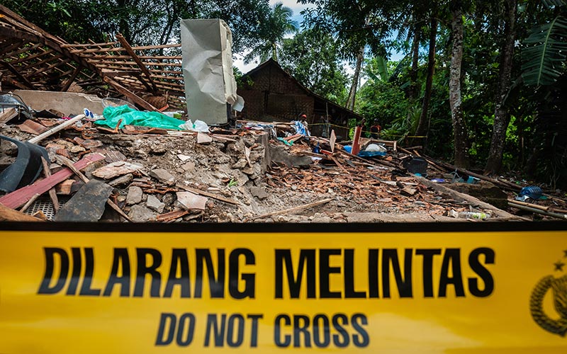  Rumah di Pandeglang Hancur Akibat Ledakan Bom Ikan