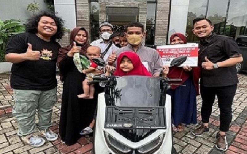  Gilang Juragan 99 Belikan Motor Pengemudi Ojol yang Ditipu Pelanggannya