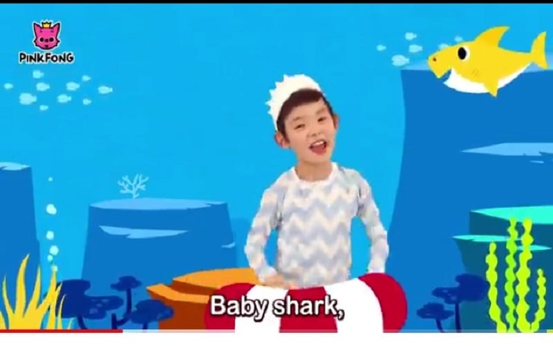Tangkapan layar video YouTube Baby Shark/Youtube