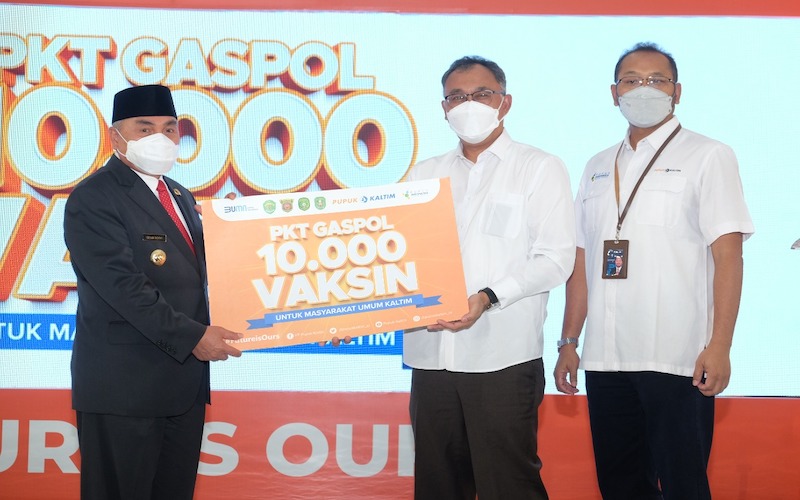  Pupuk Kaltim Gaspol 10.000 Vaksin Gelar Vaksinasi Tahap Dua di Samarinda