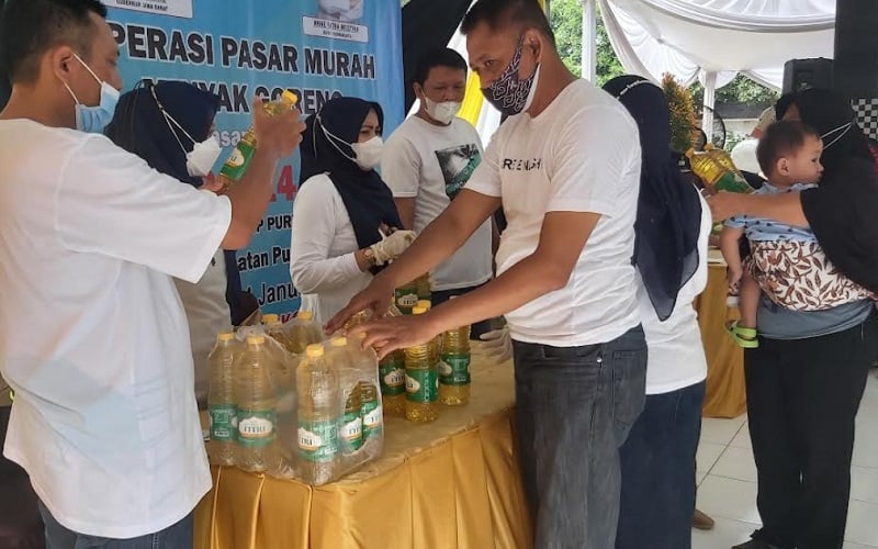  Operasi Pasar Minyak Goreng di Karawang akan Dilanjutkan, Alokasinya 5.000 Liter