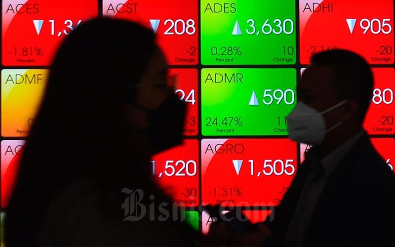  10 Saham Top Losers Hari Ini, Senin 17 Januari 2022