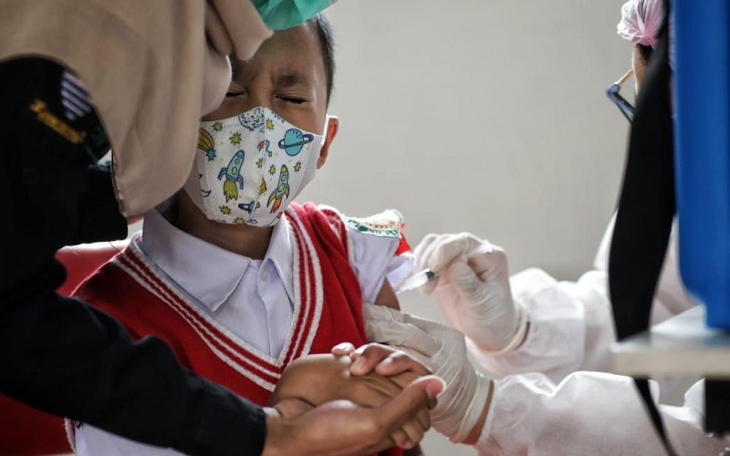  Vaksinasi Anak di Kabupaten Majalengka Capai 62 Persen