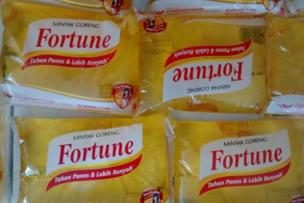 Minyak goreng Fortune yang diproduksi Wilmar Group