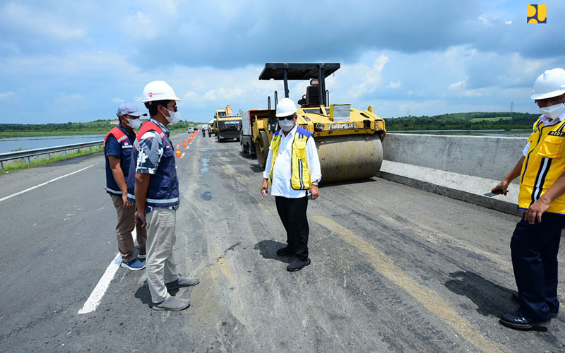  Menteri PUPR Minta Tol Trans Sumatra Diperbaiki Permanen