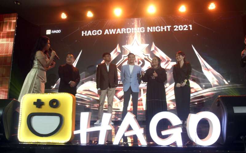 Hago Awarding Night 2021 sebagai bentuk apresiasi kepada kepada seluruh pengguna HAGO yang telah berpatisipasi dalam Starlight Match./istimewa