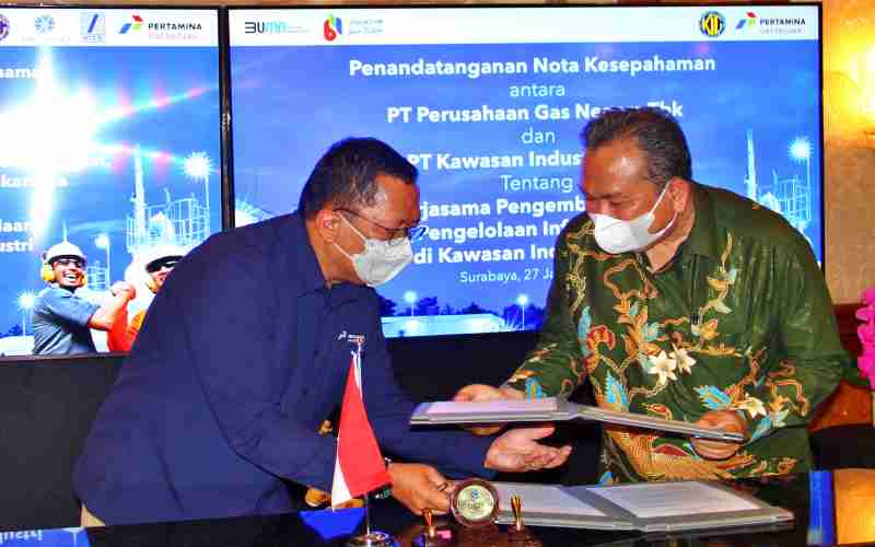  PGN Gandeng Empat Kawasan Industri di Jatim Tingkatkan Pemanfaatan Gas Bumi