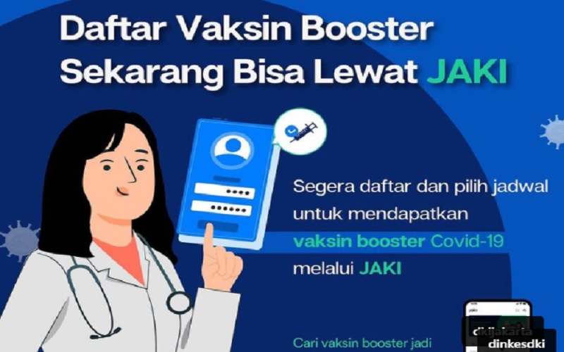  Cara Daftar Vaksin Booster di Aplikasi JAKI