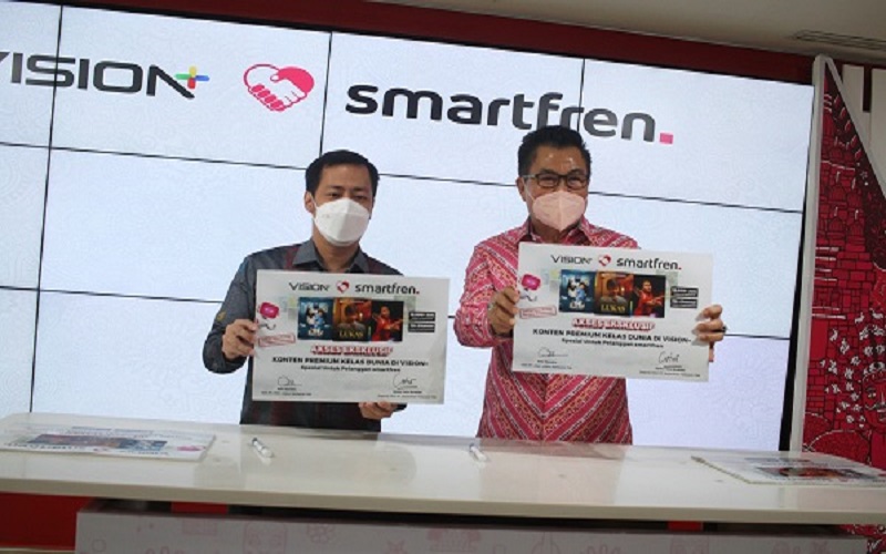  Jalin Kerja Sama dengan Vision+, Smartfren Hadirkan Konten Video Premium untuk Pelanggan