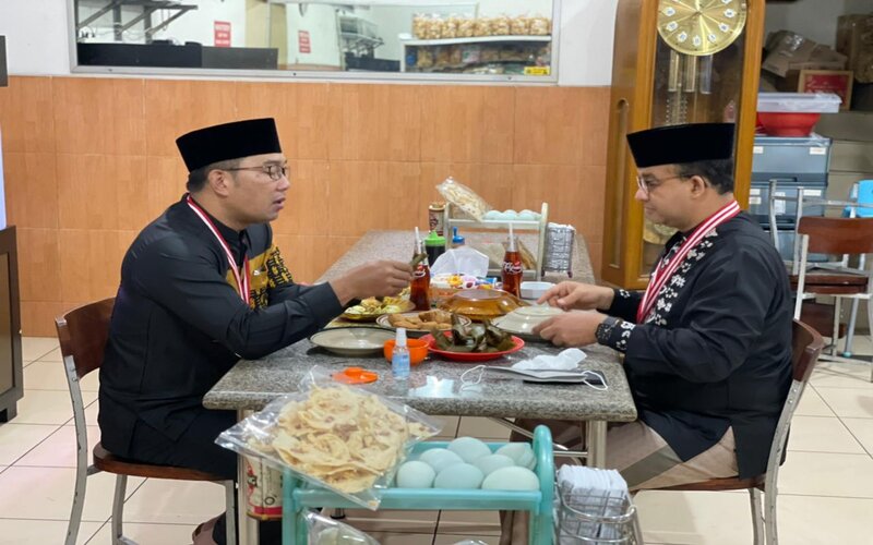  Anies Baswedan dan Ridwan Kamil Bertemu di Menteng, Ada Apa?