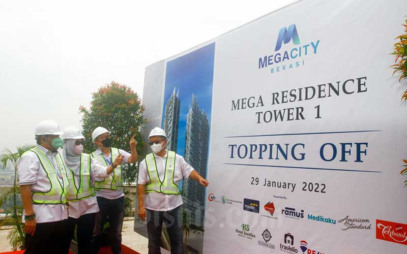  Proyek Pembangunan Apartemen Mega Residence di Bekasi Segera Siap Dihuni