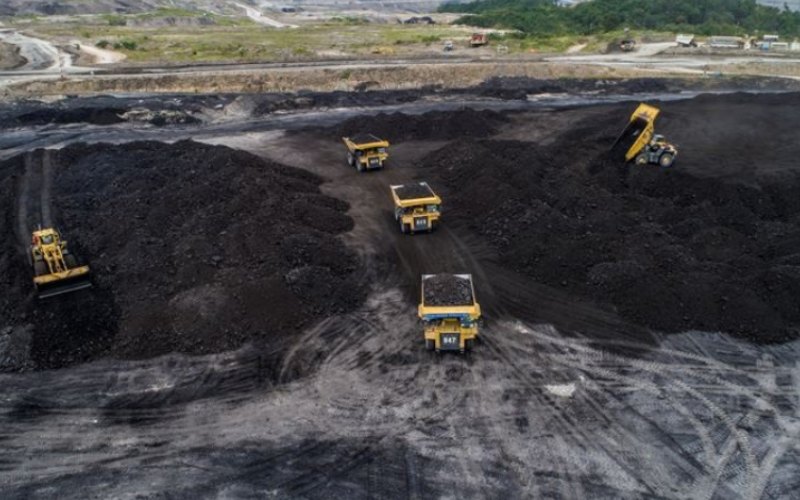 Kegiatan pertambangan batu bara di wilayah operasional PT Adaro Energy Tbk./adaro.com
