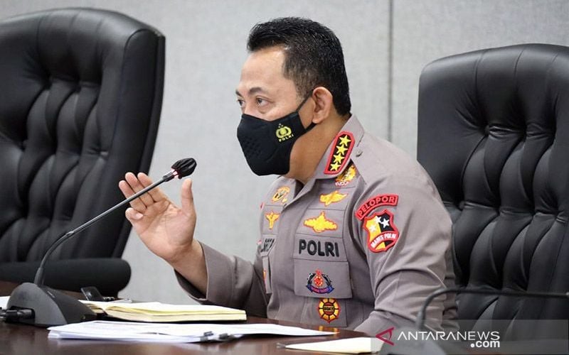 Kapolri Jenderal Pol Listyo Sigit Prabowo. ANTARA/HO-Divisi Humas Polri/am.