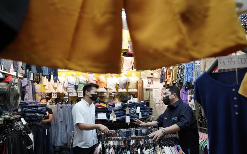  Erick Thohir Bertandang ke Bekasi, Ingatkan Ini ke Pelaku UMKM