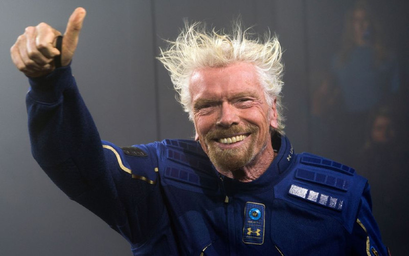 Richard Branson, pendiri Virgin Galactic. /Bloomberg