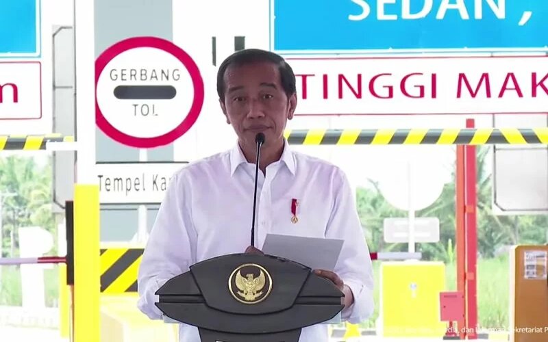  Presiden Jokowi Meresmikan Tol Binjai Langsa Seksi 1