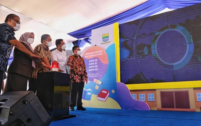  Pemkot Bandung Bangun 4 SMPN Atasi Blank Spot Zonasi