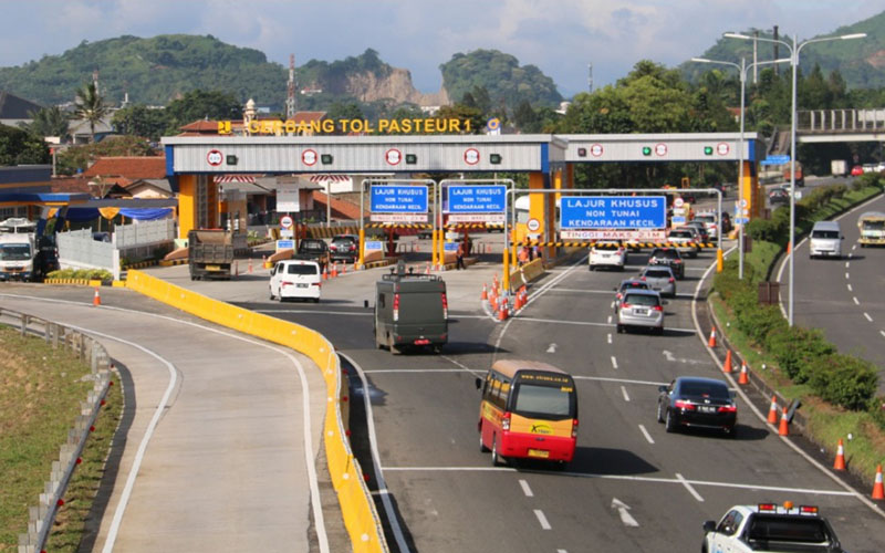  Kasus Covid-19 Meningkat, 5 Pintu Tol di Kota Bandung Kembali Berlakukan Ganjil Genap