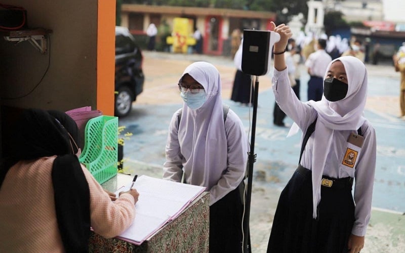  Siswa Positif Covid, PTM SMPN 1 Pekanbaru Dihentikan