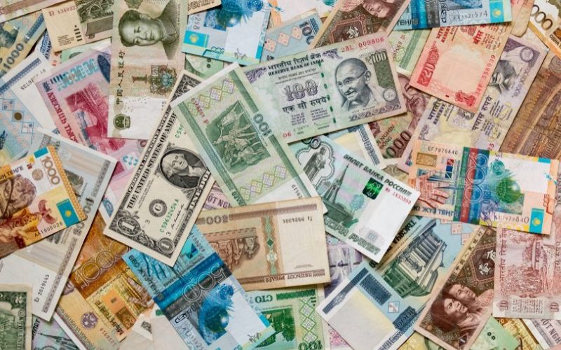 Ilustrasi mata uang negara-negara di dunia 