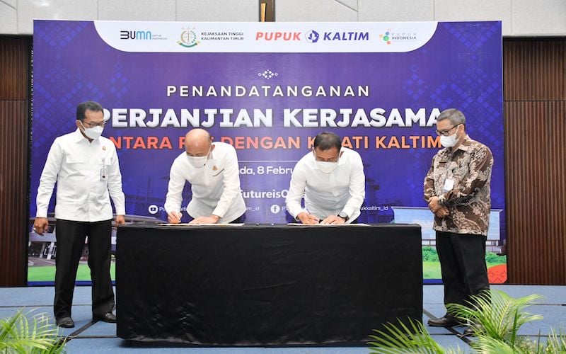  Perkuat Pengawasan Distribusi Pupuk Bersubsidi, Pupuk Kaltim Tandatangani Perjanjian Kerja Sama dengan Kejati Kaltim