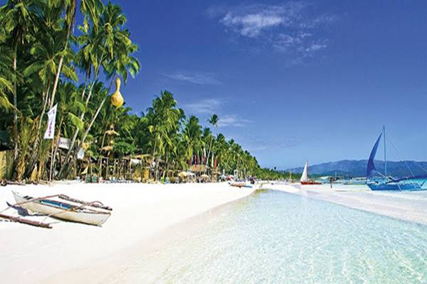 Pantai Borocay di Filipina. /Istimewa