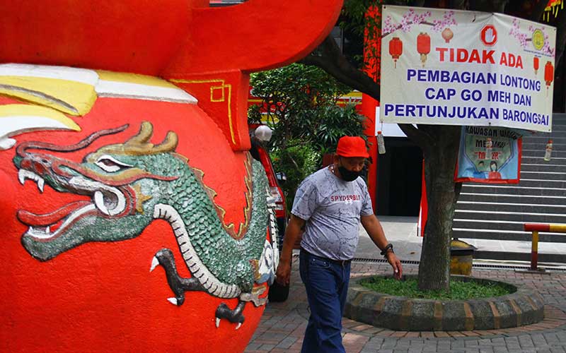  Tekan Penyebaran Covid-19, Klenteng di Jawa Timur Meniadakan Perayaan Cap Go Meh dan Pertujukan Barongsai