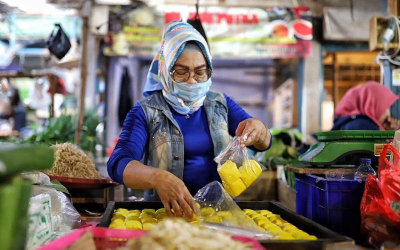  Pasar Tradisional di Kota Bandung Perketat Prokes
