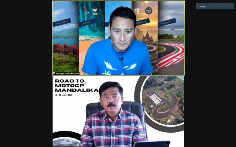 Evaluasi Tes Pramusim MotoGP, Menparekraf Sandiaga Soroti 4 Hal Ini