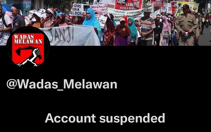  Akun Twitter Wadas Melawan Ditangguhkan, Amnesty Minta Pemerintah Usut Tuntas
