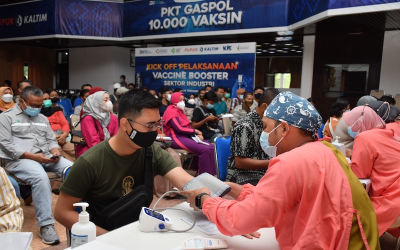  PKT Gaspol 10.000 Vaksin, Dorong Percepatan Vaksinasi Booster Sektor Industri di Kota Bontang