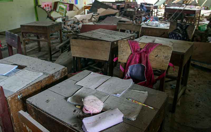  Diguncang Gempa Bumi, Sekolah di Sumatra Barat Rusak