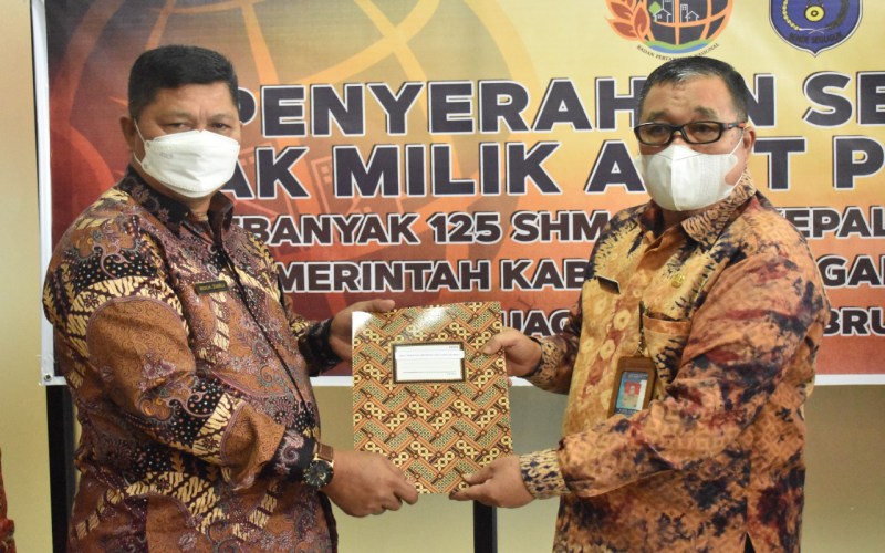  Pemkab OKI Sertifikasi 125 Aset Tanah dan Bangunan