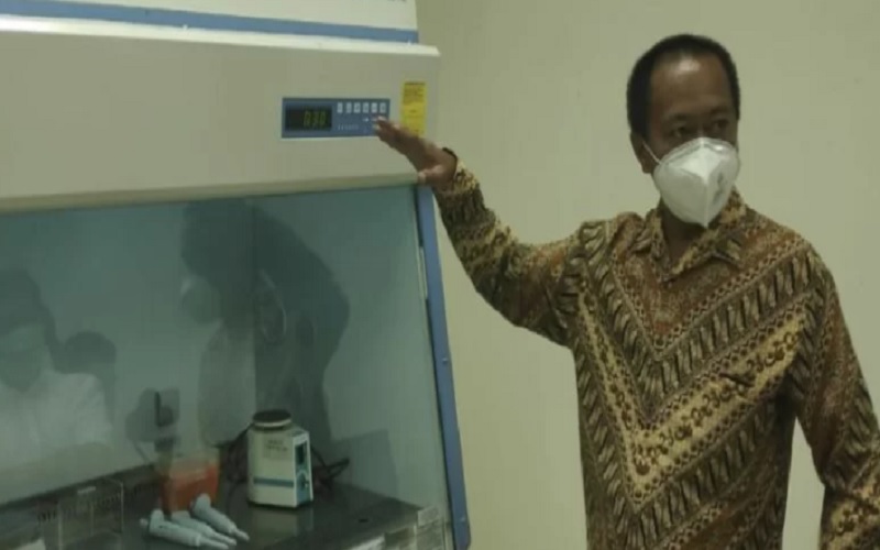 Kepala Laboratorium Mikrobiologi Fakultas Kedokteran Unmul Kaltim dr Yadi./Antara