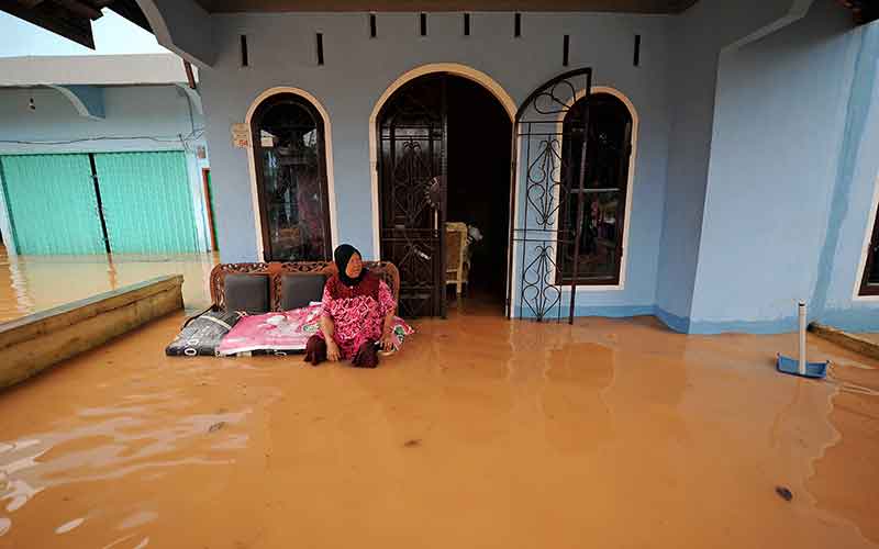  Banjir di Jambi Rendam Puluhan Rumah Warga