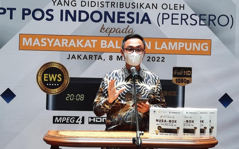  Pos Indonesia Layani Pengiriman Set Top Box Bantuan Pemerintah untuk Rumah Tangga Miskin
