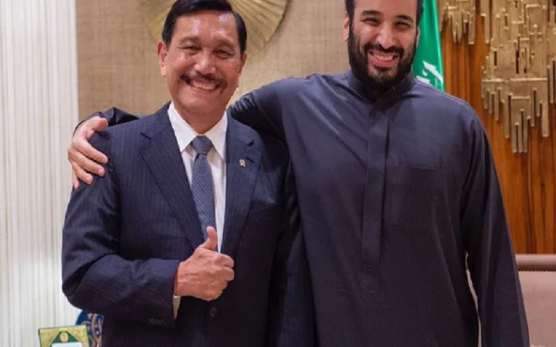  Keakraban dan Jamuan Makan Malam Luhut dengan Putra Mahkota Arab Saudi Muhammad Bin Salman