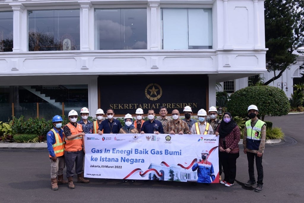  Istana Negara RI Manfaatkan Energi Bersih Gas Bumi Subholding Gas Pertamina