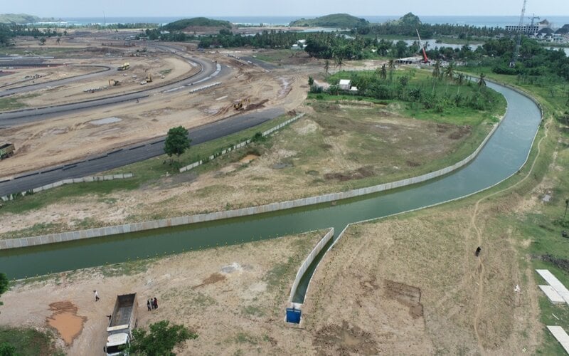  Dua Saluran Pengendali Jadi Penahan Banjir Mandalika